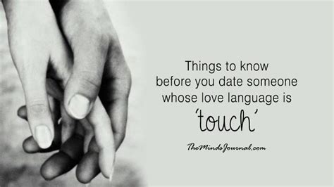 dating someone whose love language is physical touch